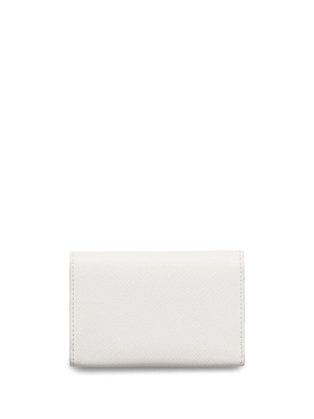 triangle-logo leather cardholder - 2