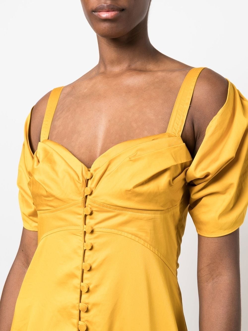 cut-out midi dress - 5