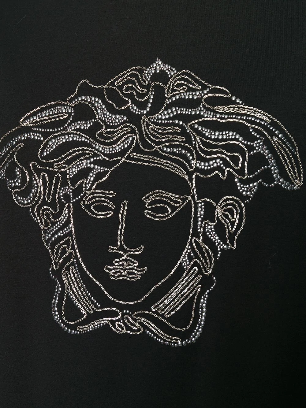 Medusa crystal-embellished T-shirt - 5