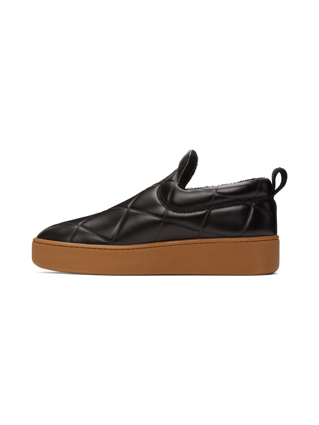 Brown 'The Quilt' Sneakers - 3