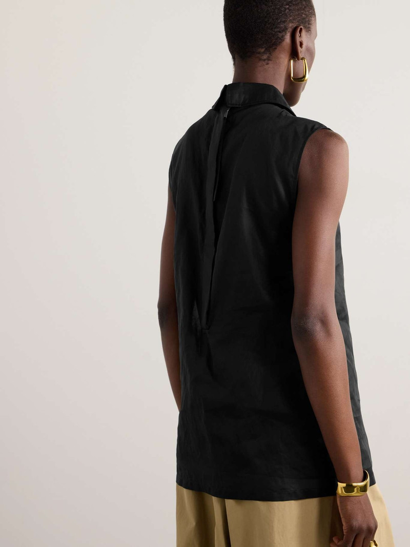Sleeveless cotton-voile top 4