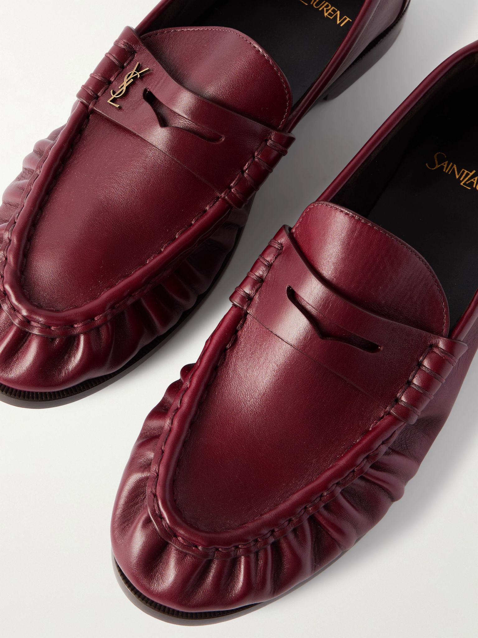 Le Loafer leather loafers Red - 4