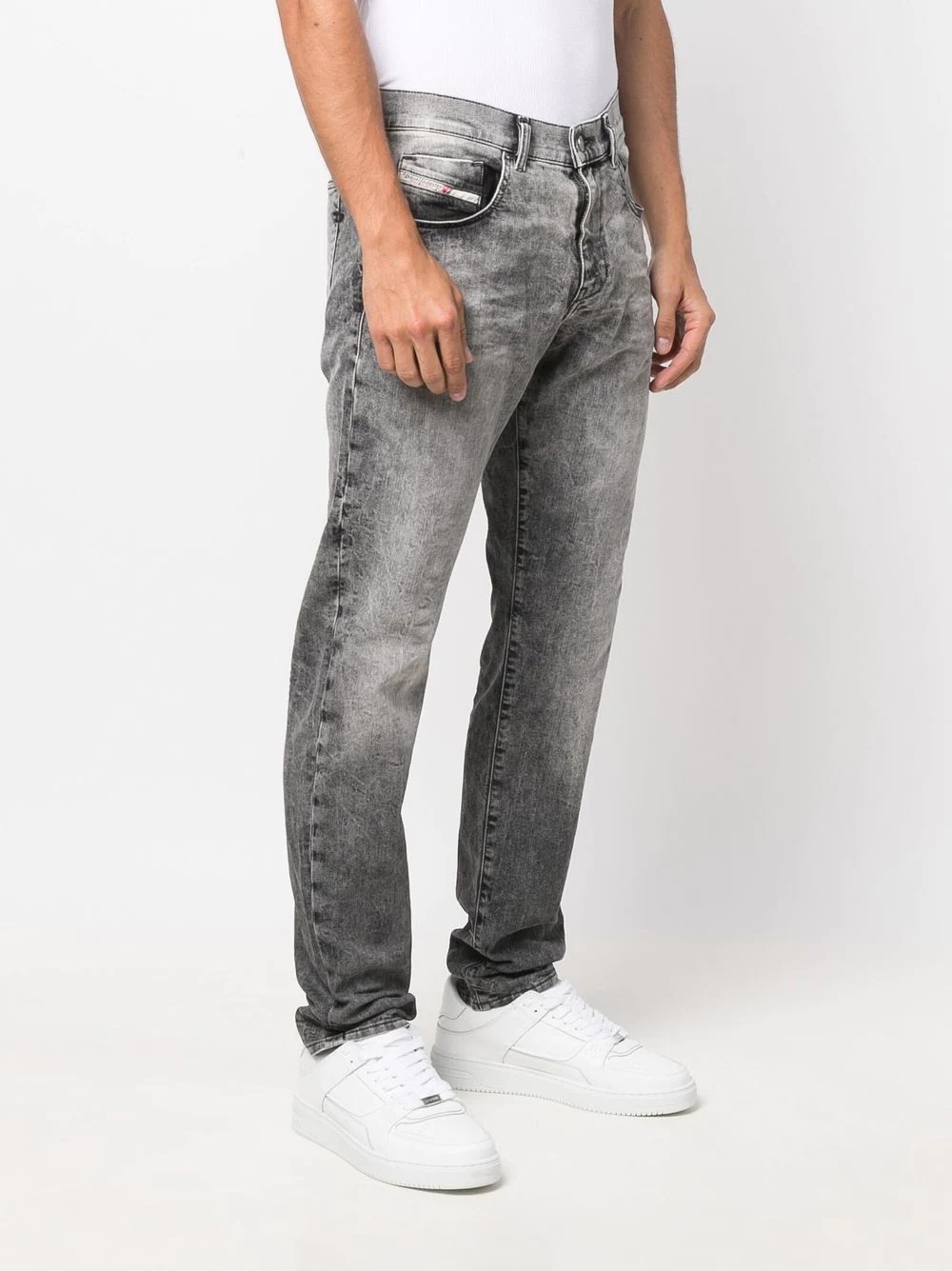 2019 D-Strukt slim stonewash jeans - 3