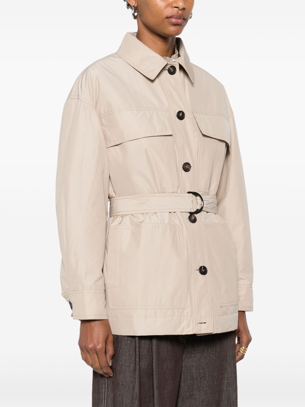 belted jacket - 3