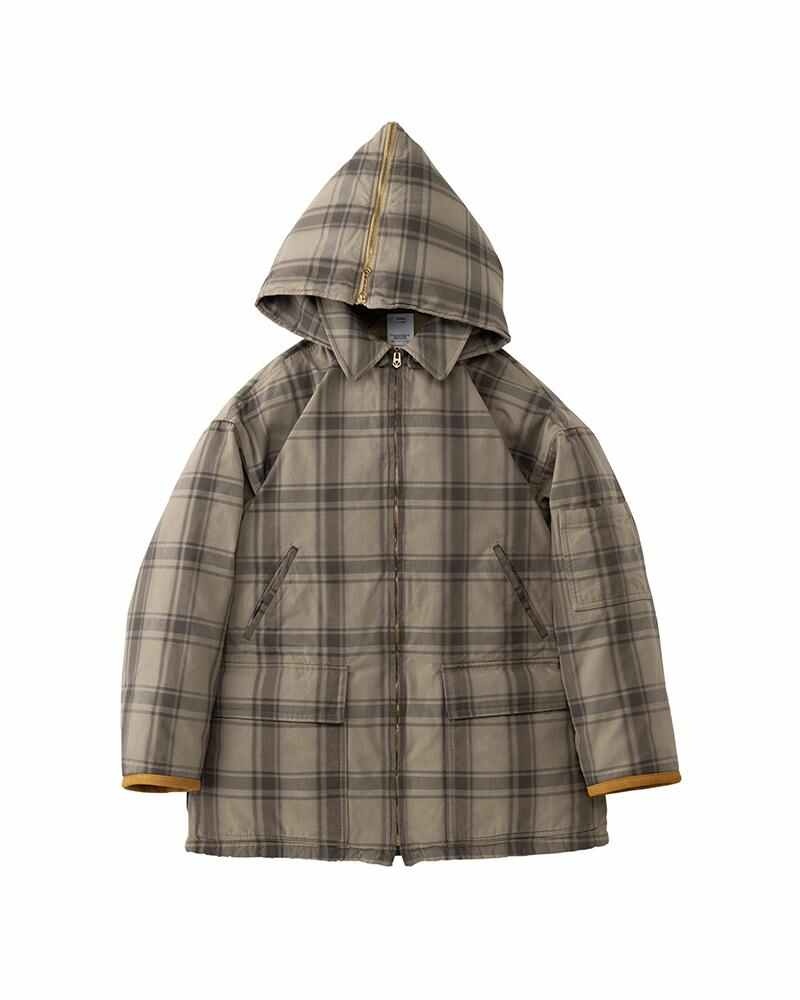 GANNETT DOWN JKT CHECK W BEIGE - 1