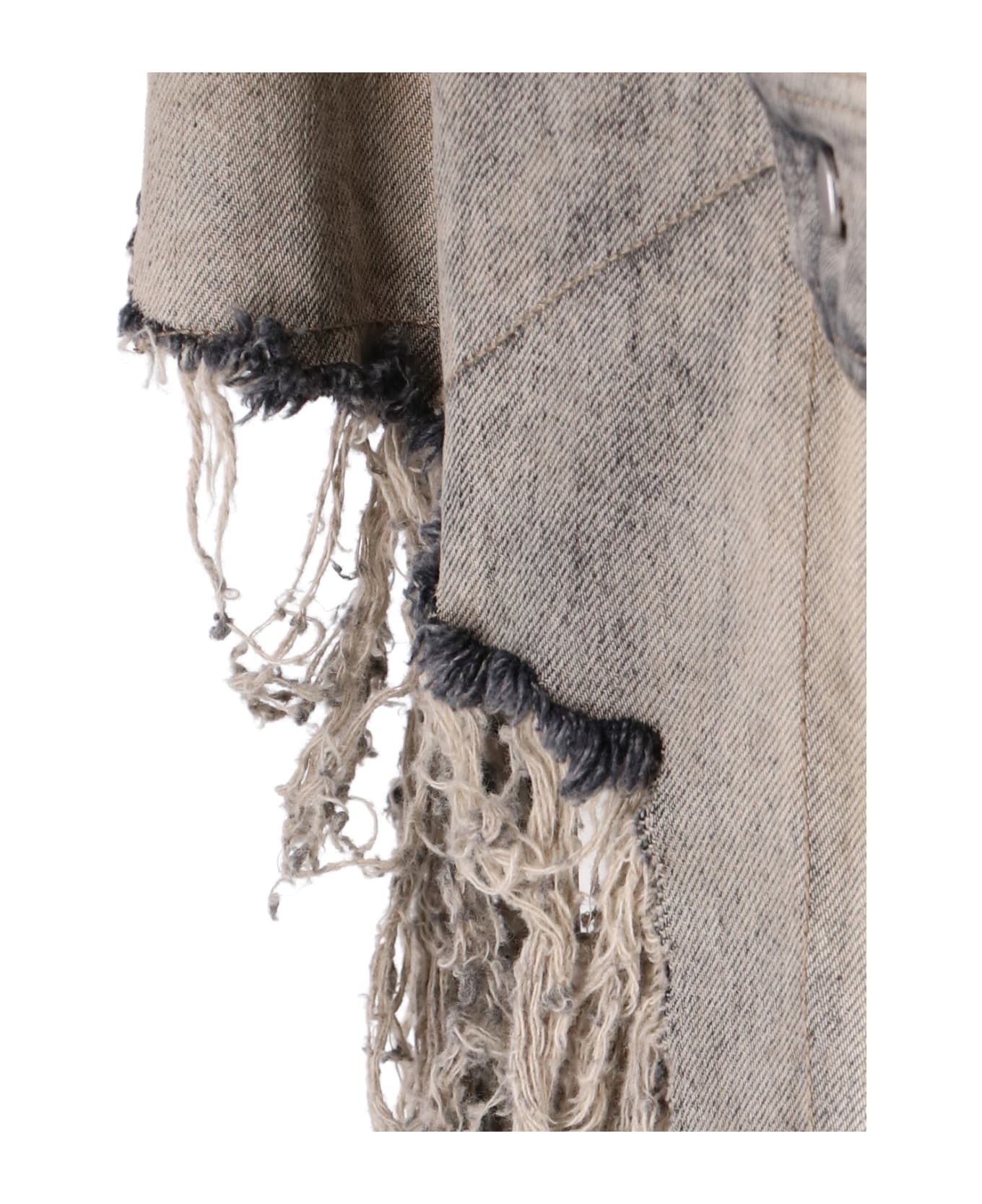 Denim Shirt 'mineral Fringed' - 4