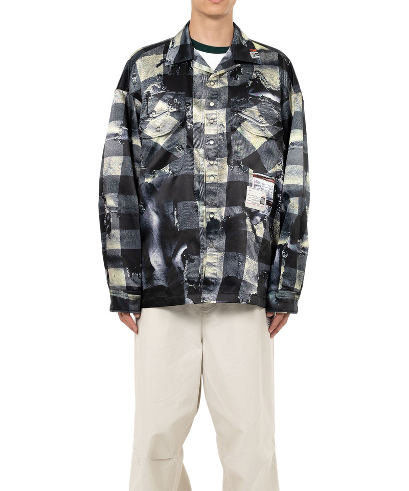 Maison MIHARAYASUHIRO "T.A.T.A x MMY" Trompe-l'oeil Archive Printed Shirt outlook