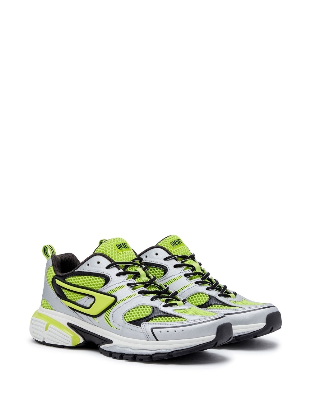 panelled-design low-top sneakers - 2