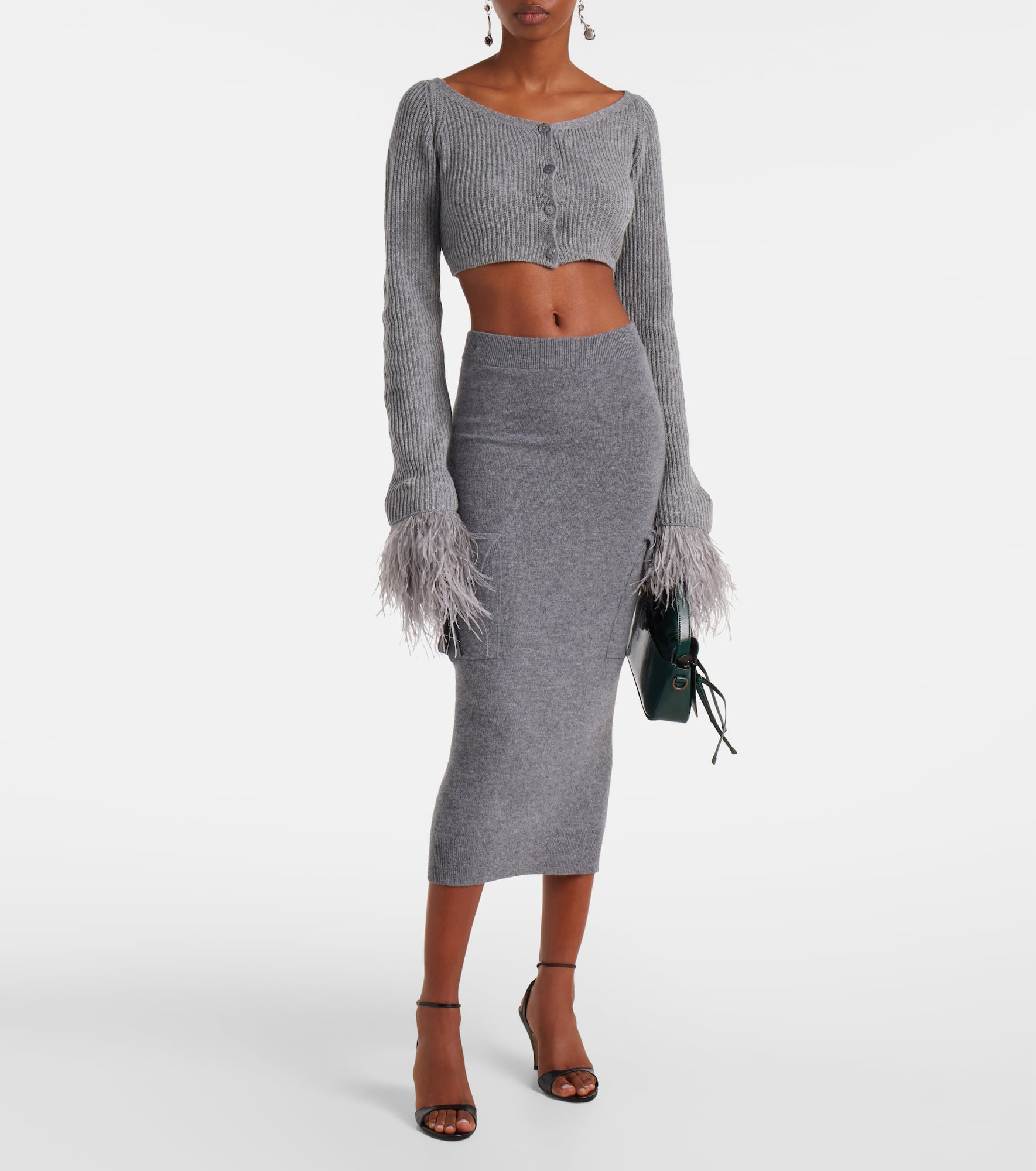 Wool pencil skirt - 2