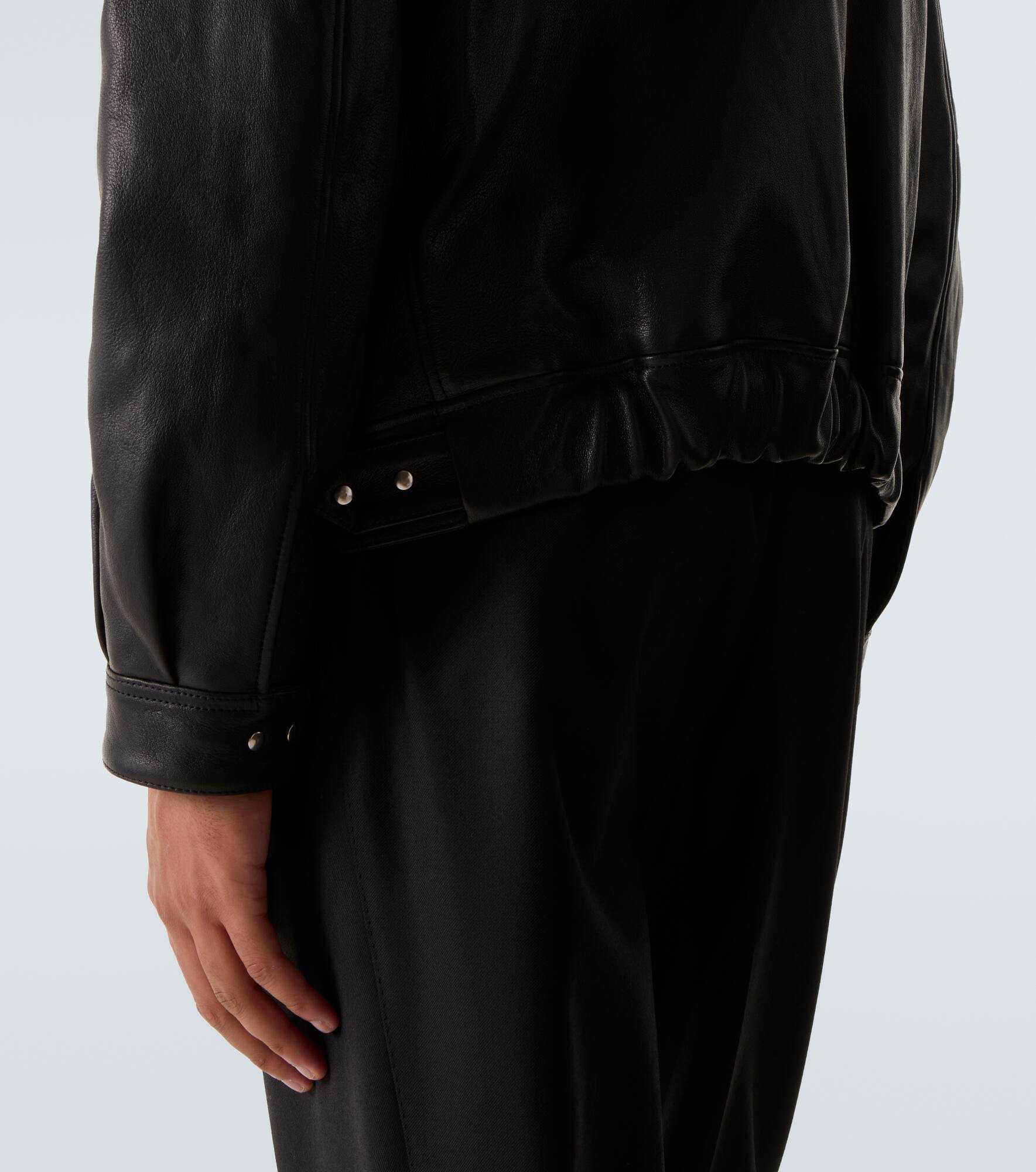 Studded leather jacket - 6