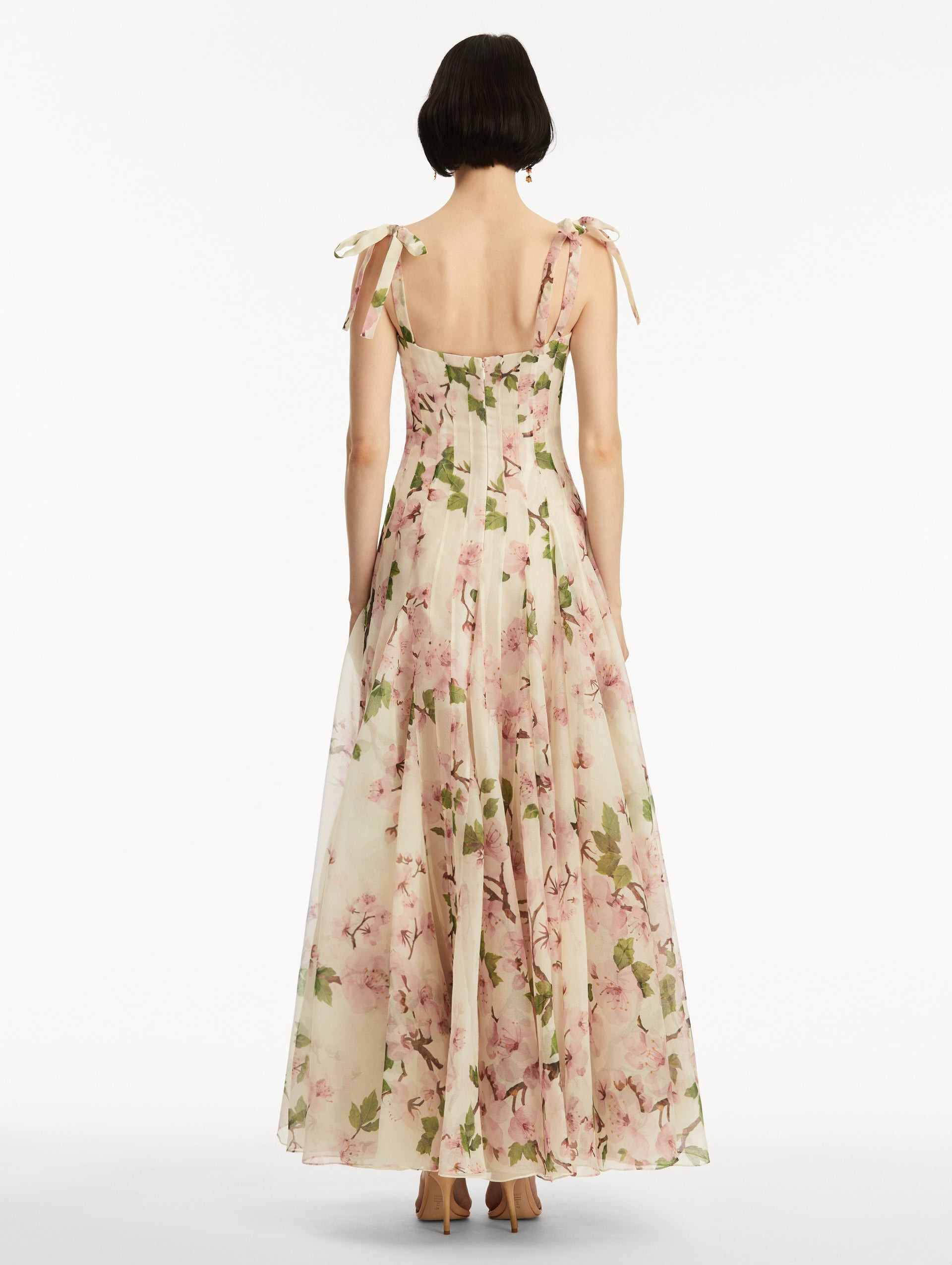 CHERRY BLOSSOM ORGANZA GOWN - 3