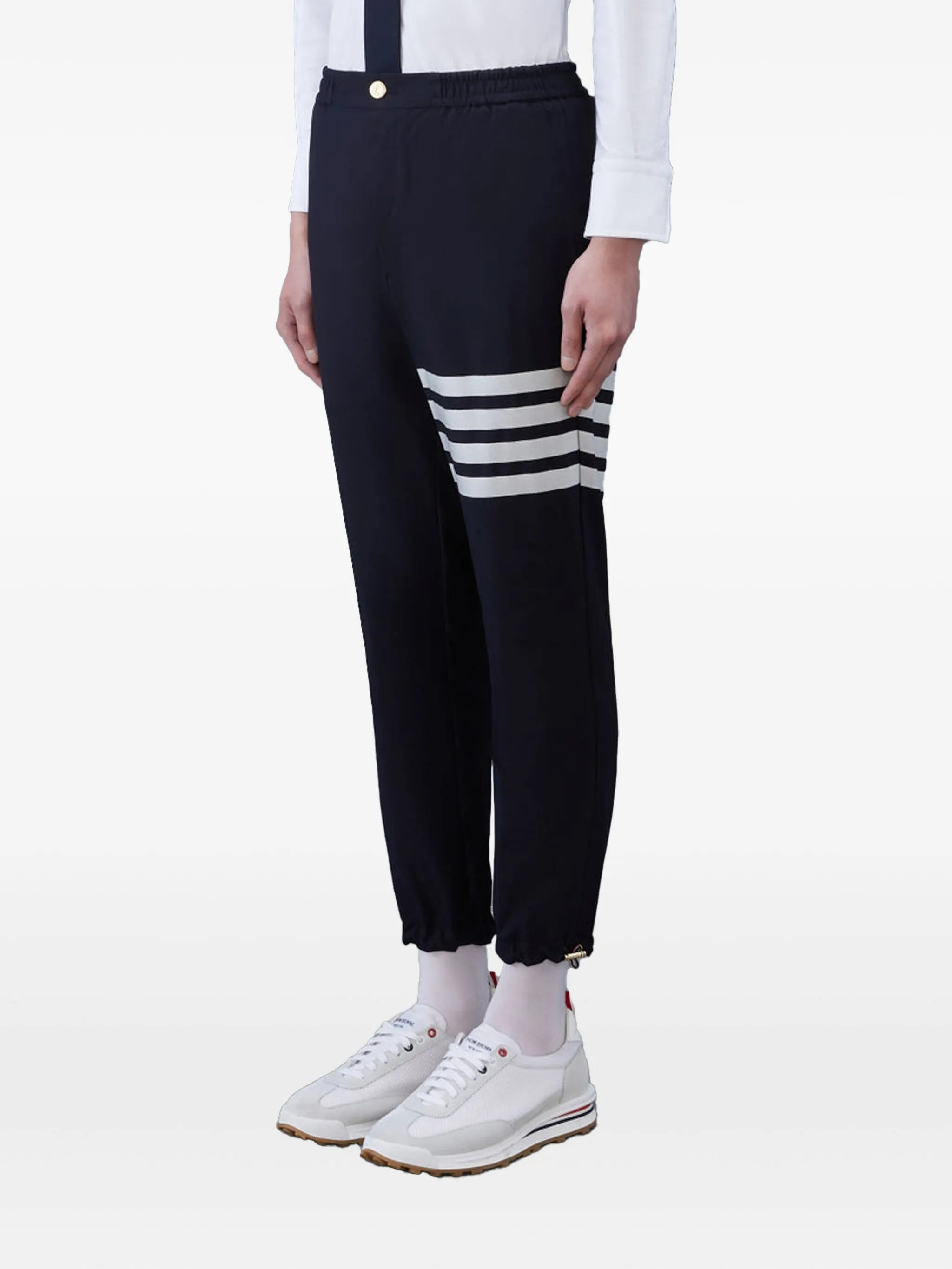 4-Bar elasticated ankle trousers - 3