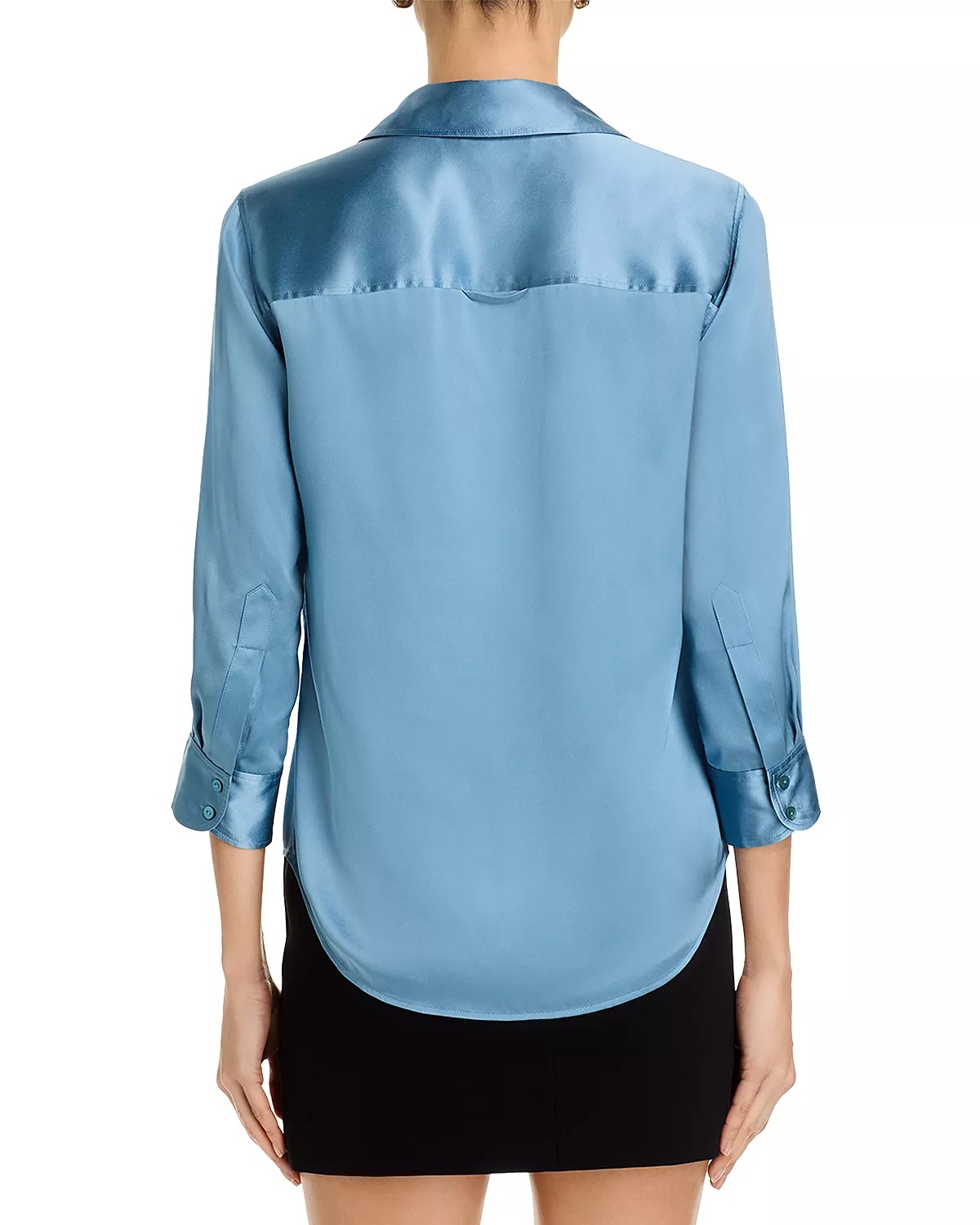 Dani Silk Charmeuse Blouse - 3