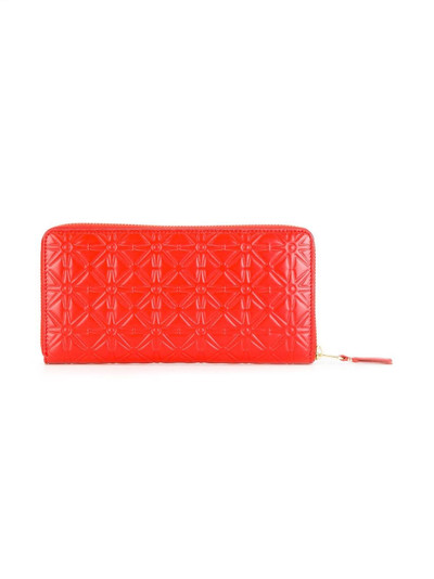 Comme Des Garçons embossed flowers wallet  outlook