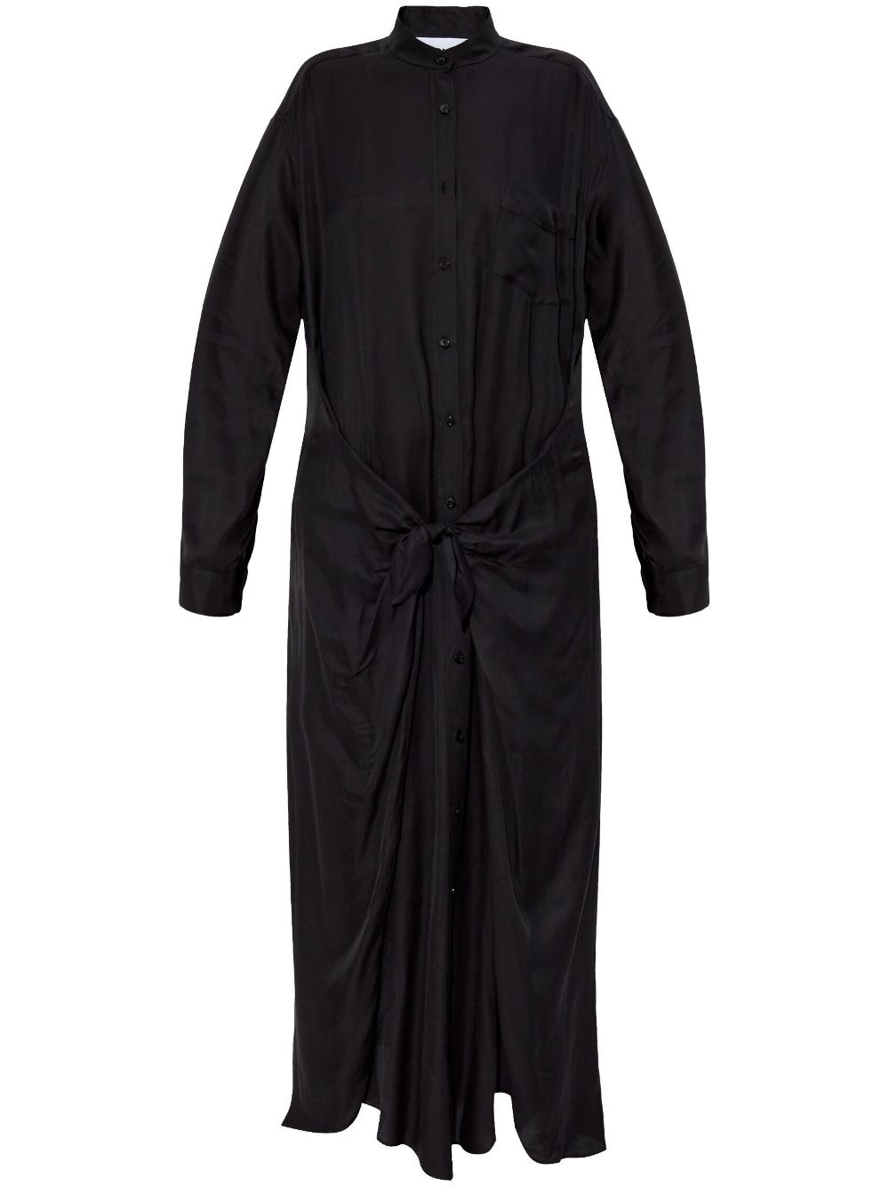 waist tie dress - 1