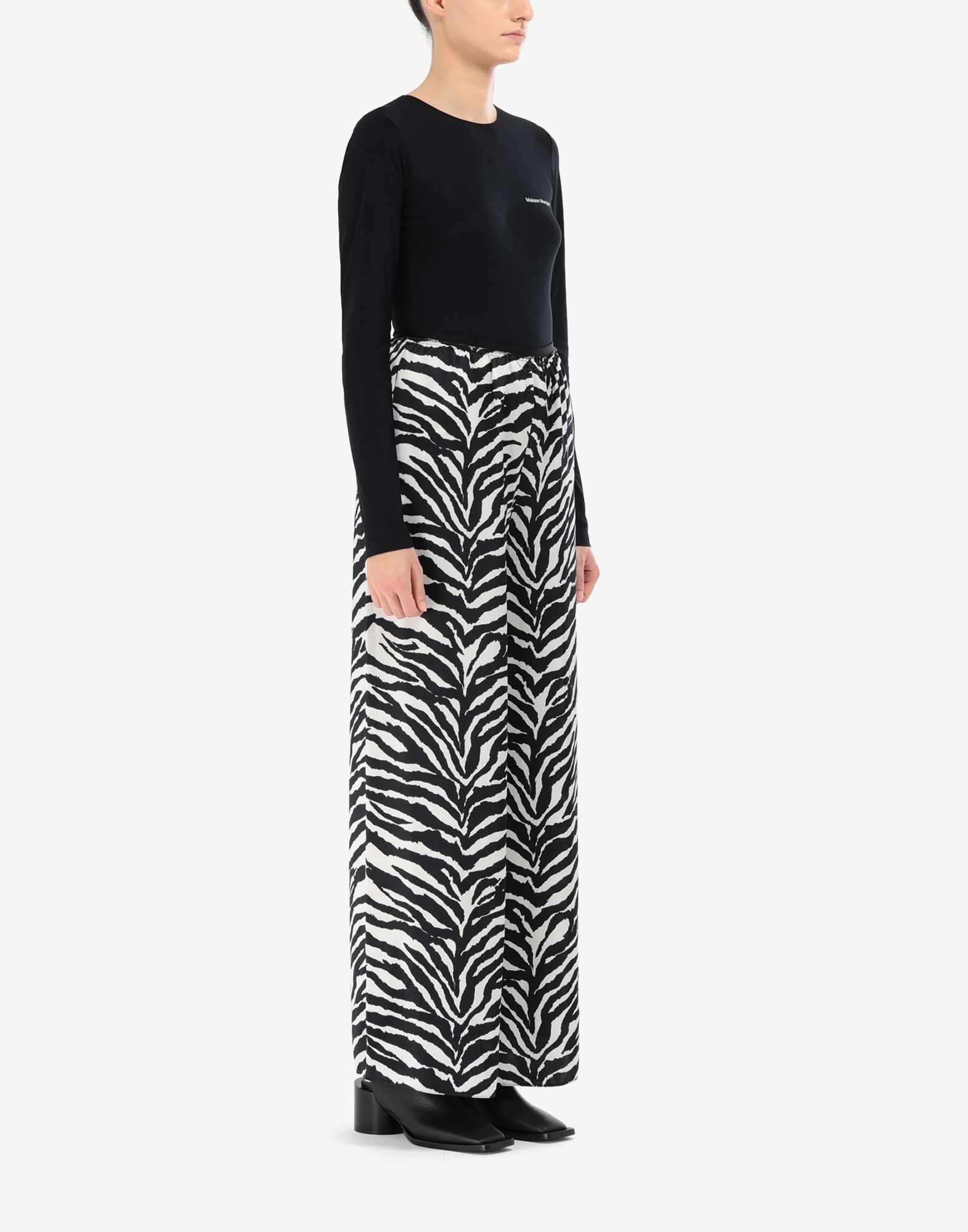 Zebra wide-leg trousers - 3