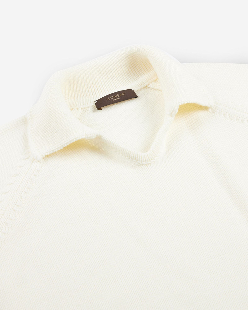 Slim fit wool polo shirt 6