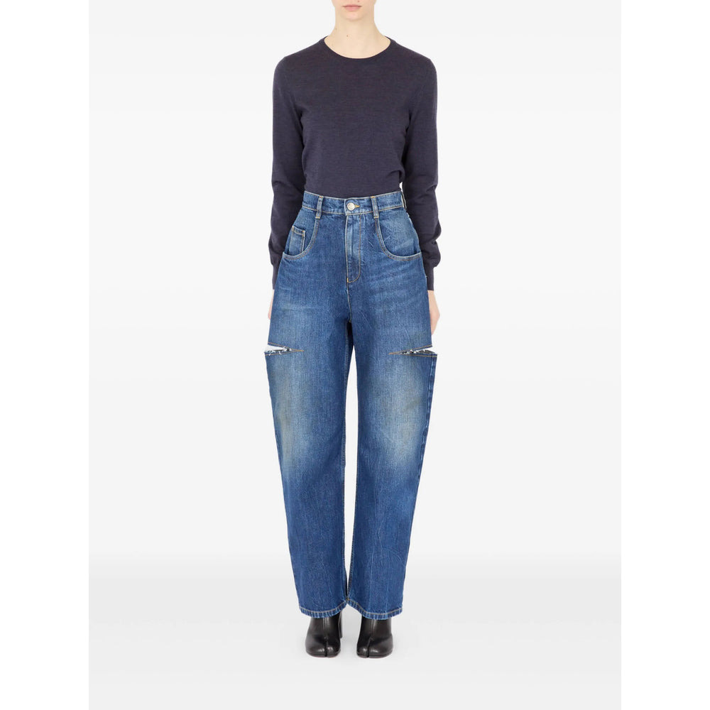 Maison Margiela Blue Denim - Tapered Jeans Women - 4