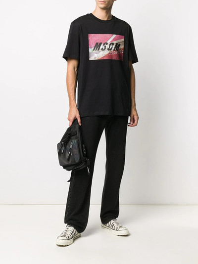 MSGM stadium print T-shirt outlook