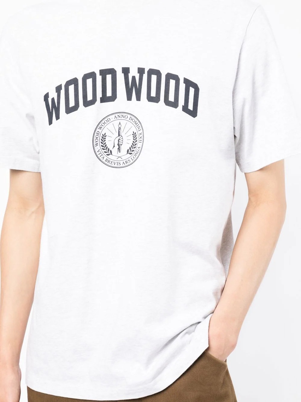 logo-print short-sleeved T-shirt - 5