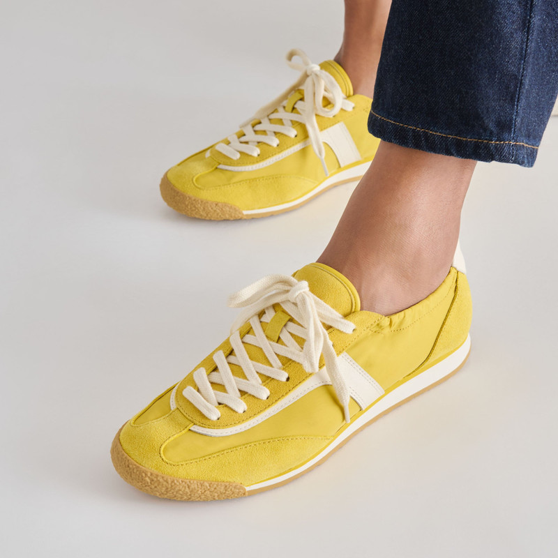 SARIYA SNEAKERS YELLOW NYLON 5