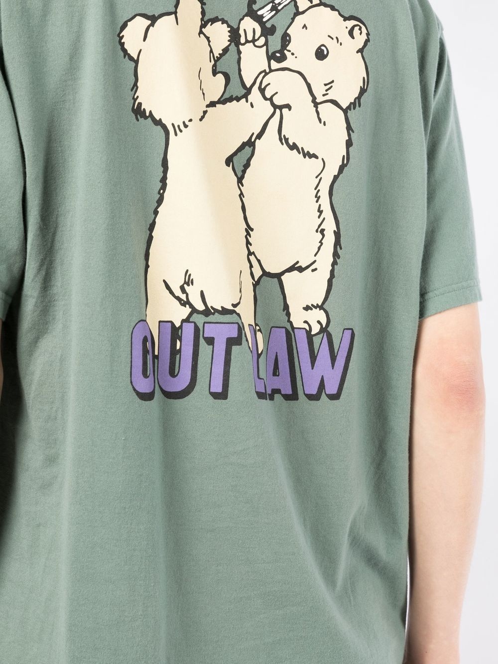 Out Law graphic-print T-shirt - 5