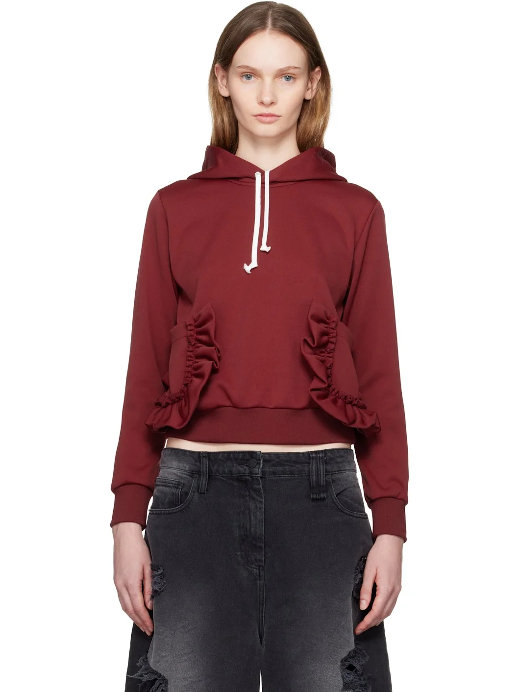Red Pocket Hoodie - 1