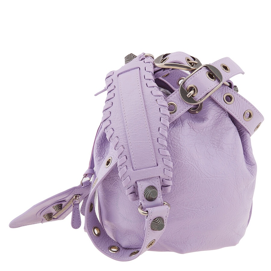 BalenciagaLe Cagole Xs Bucket Bag In Light Purple - 3