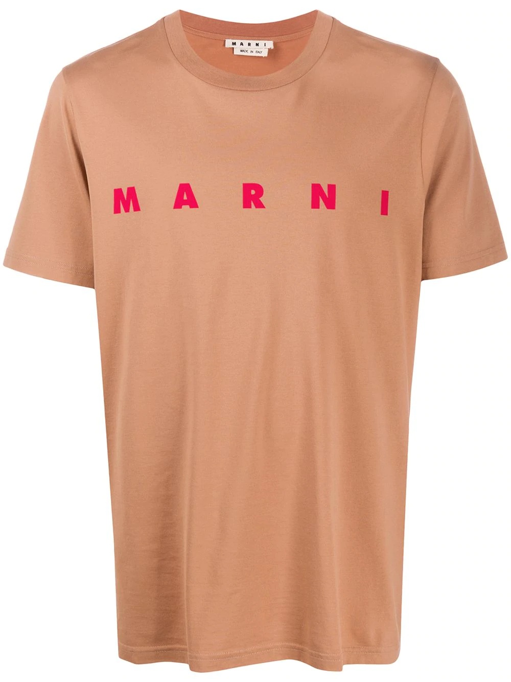 logo print cotton T-shirt - 1