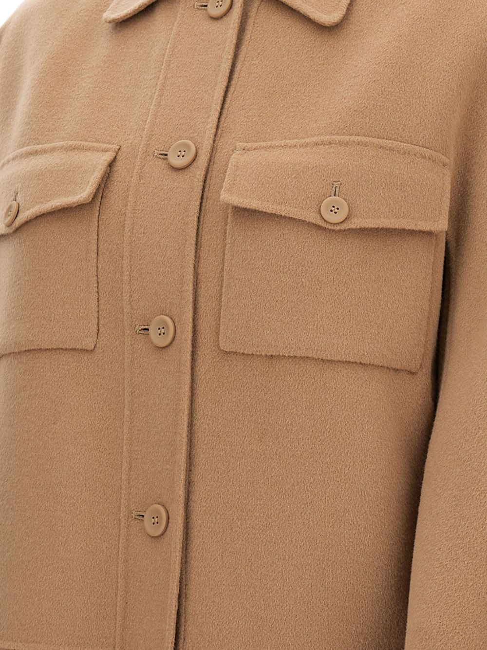 patch-pocket buttoned jacket - 3