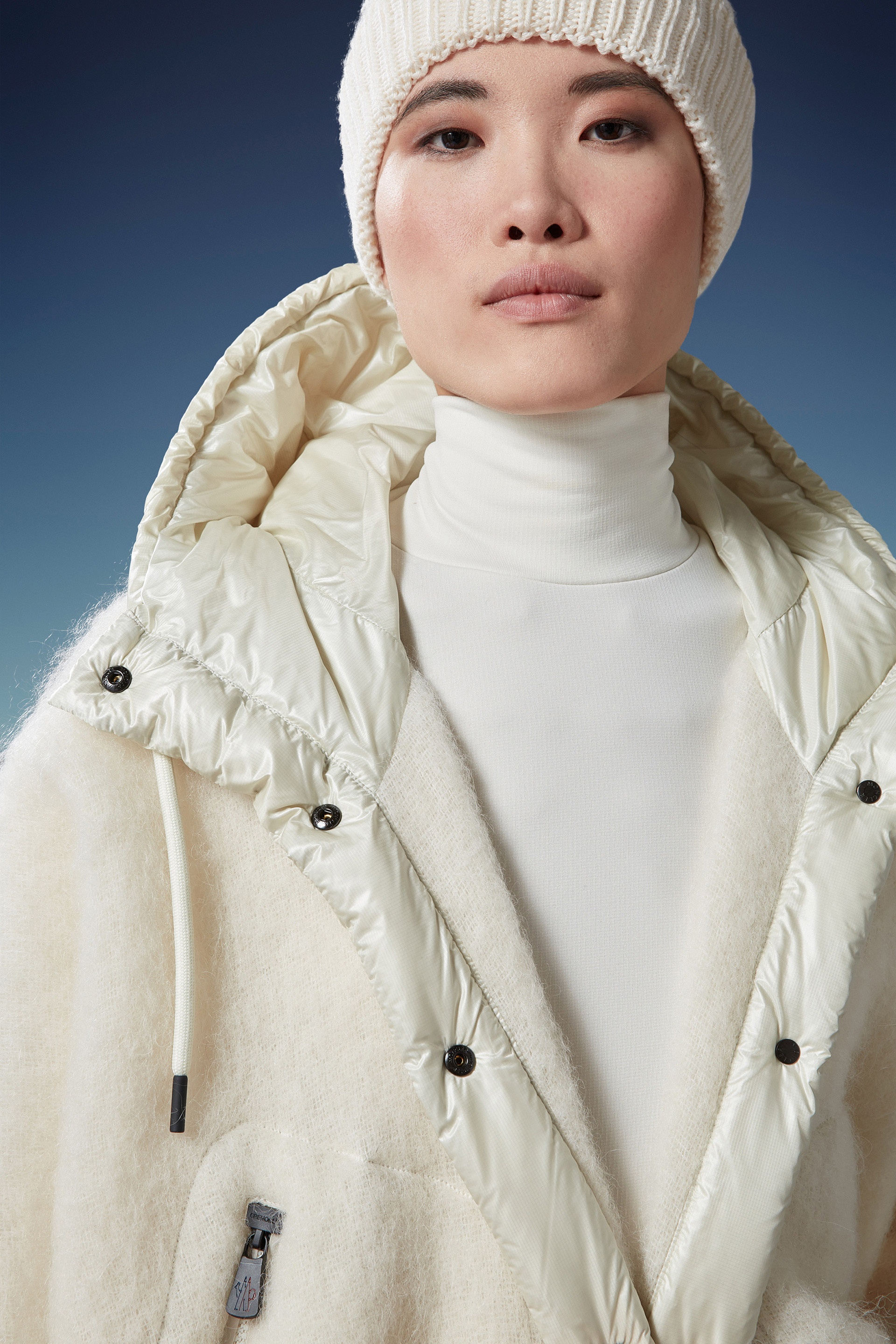 Moncler Mohair, Wool & Alpaca Cape | moncler | REVERSIBLE