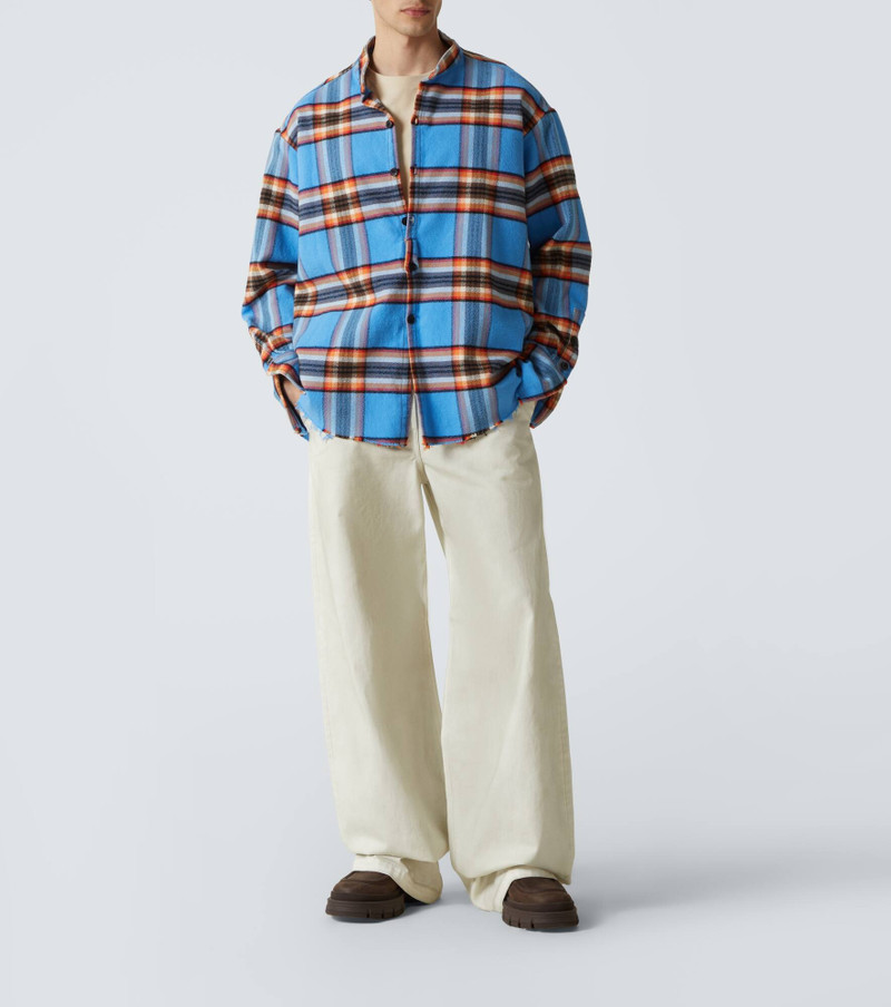 Greg Lauren Plaid cotton shirt outlook