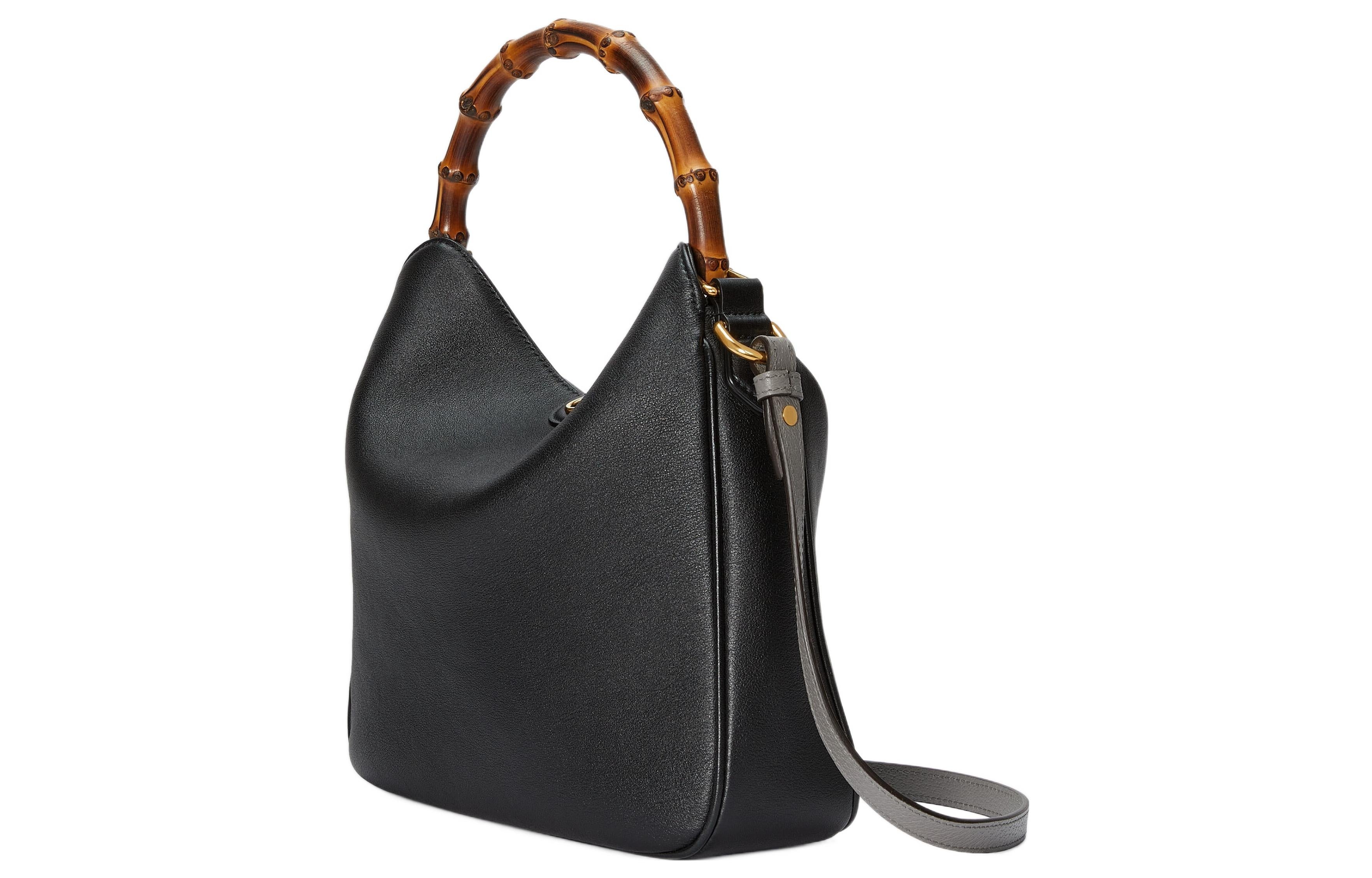 (WMNS) Gucci Diana Medium Shoulder Bag 'Black' 746124-UAAAY-1092 - 3