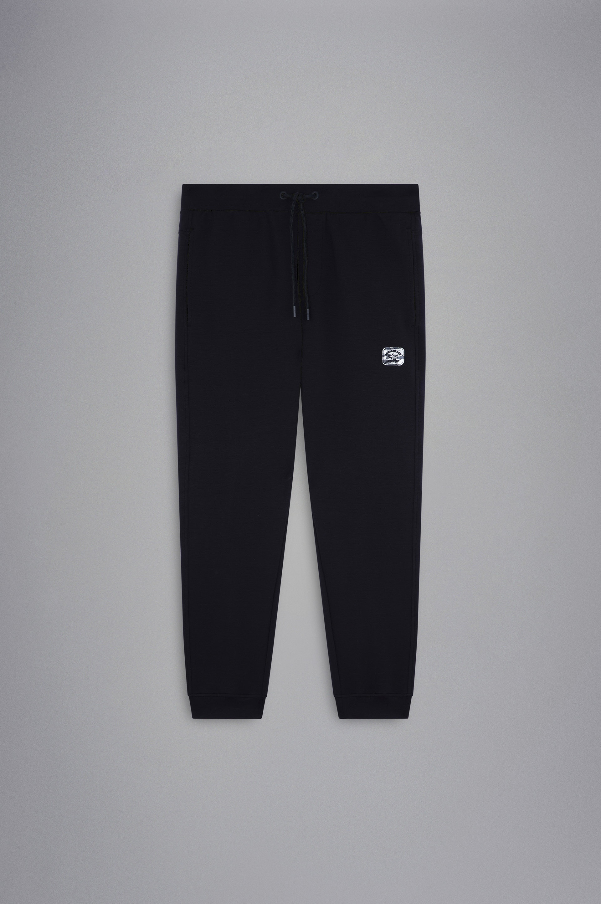 COTTON TRACKPANTS WITH CAMOUFLAGE BADGE - 1