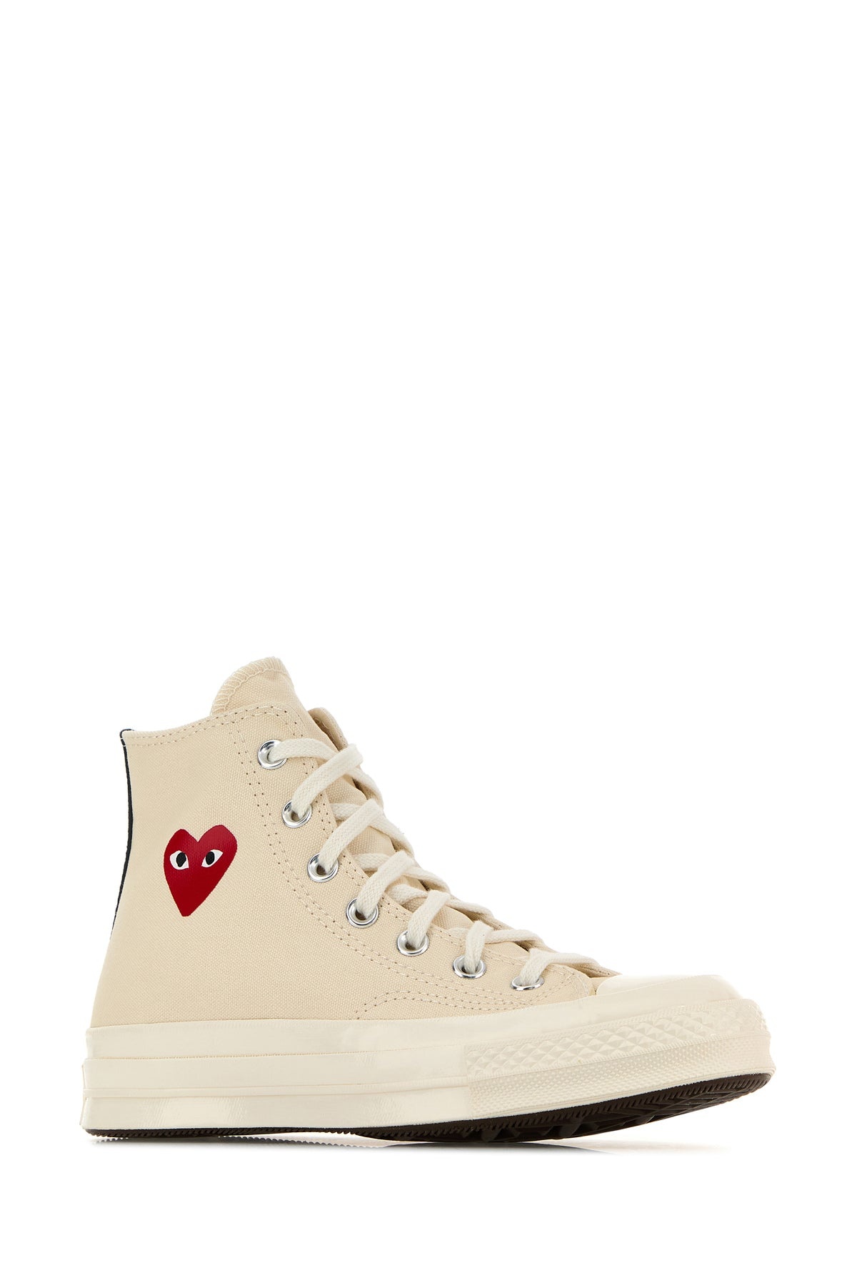 Ivory canvas Comme Des Garçons X Converse sneakers - 2