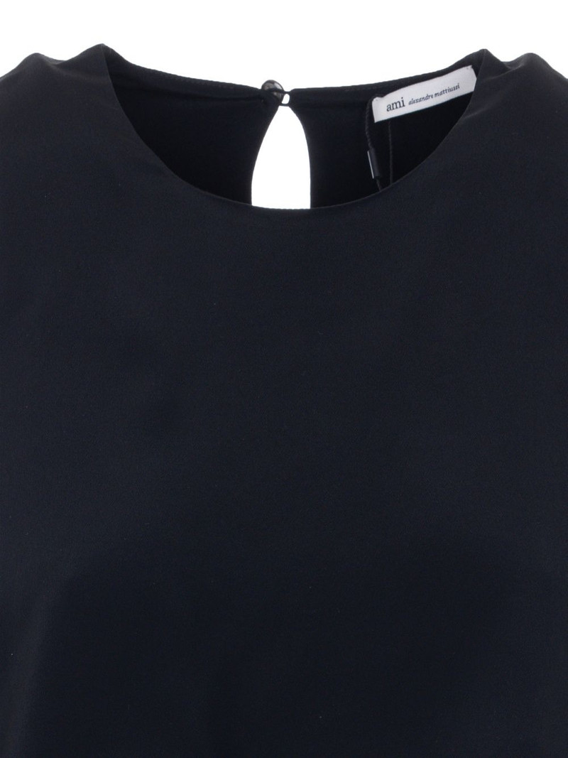 ruffled round-neck mini dress 3