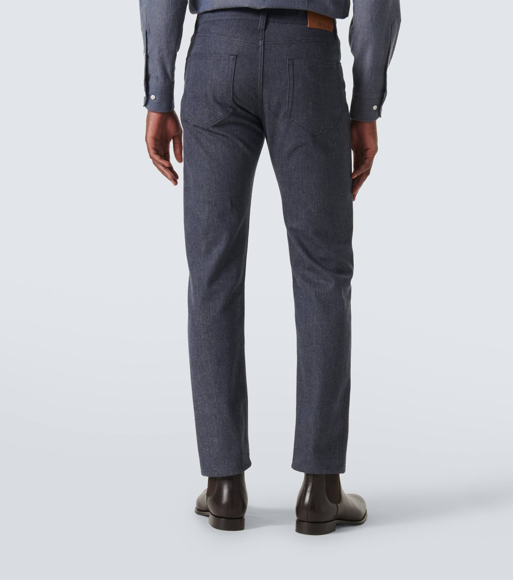 Mid-rise straight jeans - 4
