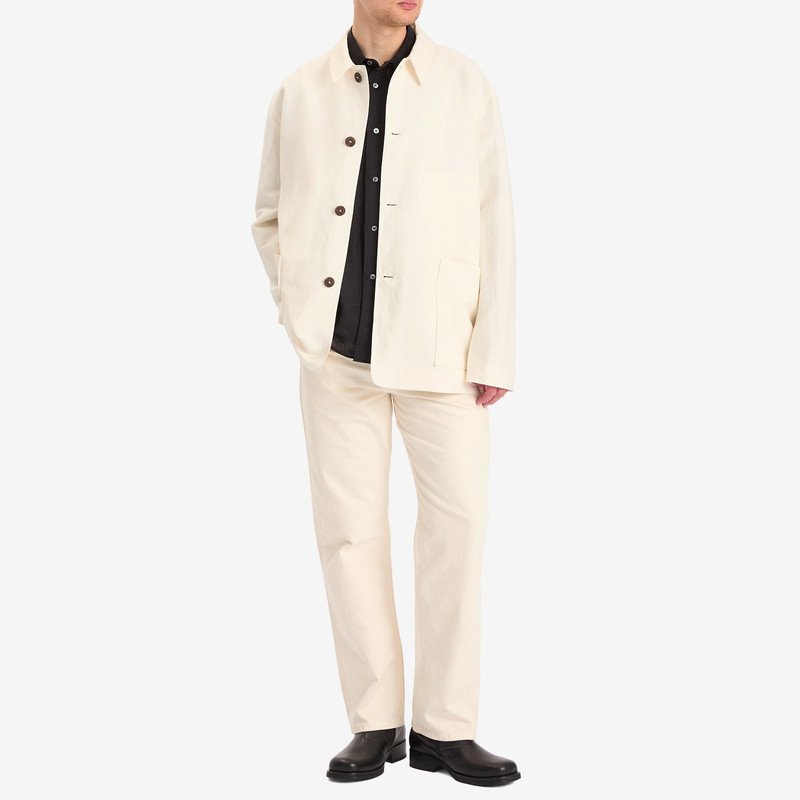 Studio Nicholson Studio Nicholson Cotton Linen Shirt Jacket outlook