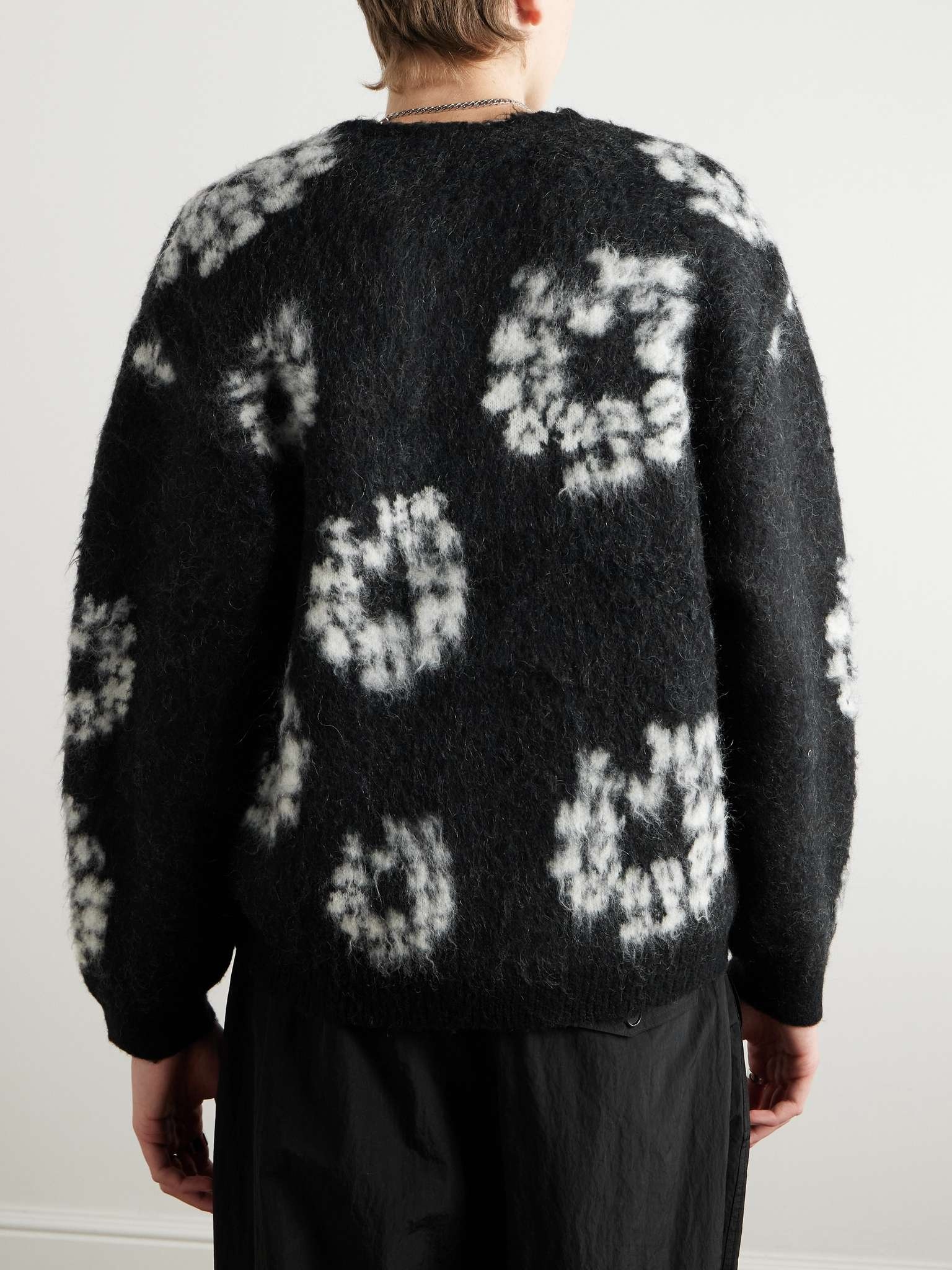 + Denim Tears Jacquard-Knit Cardigan - 3
