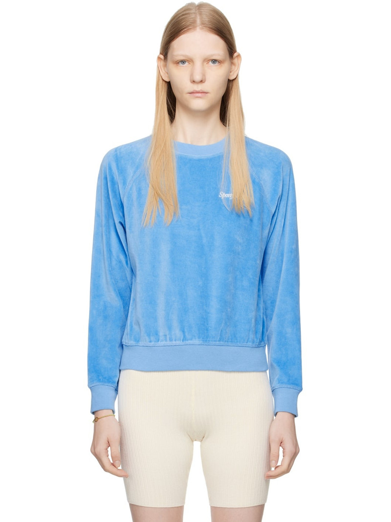 Blue Raglan Sweater 1