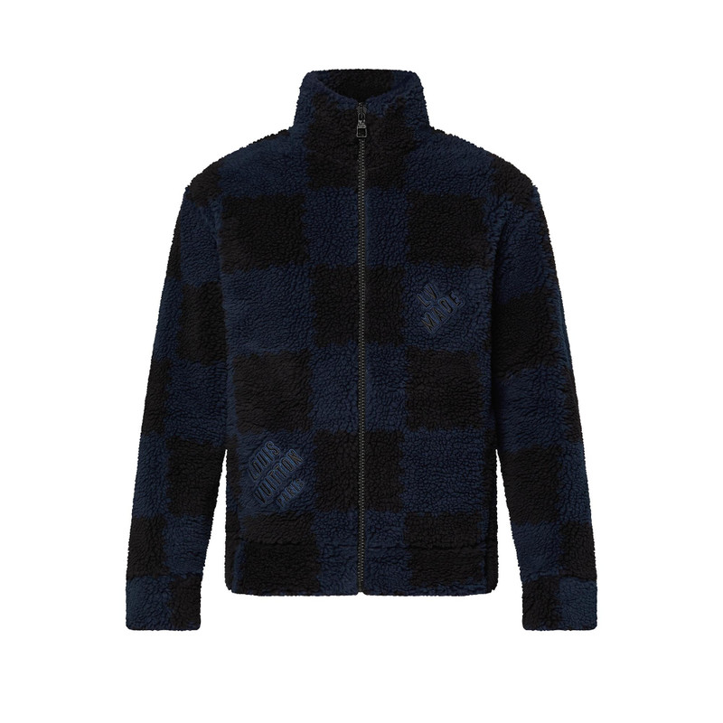 Jacquard Damier Fleece Blouson - 1