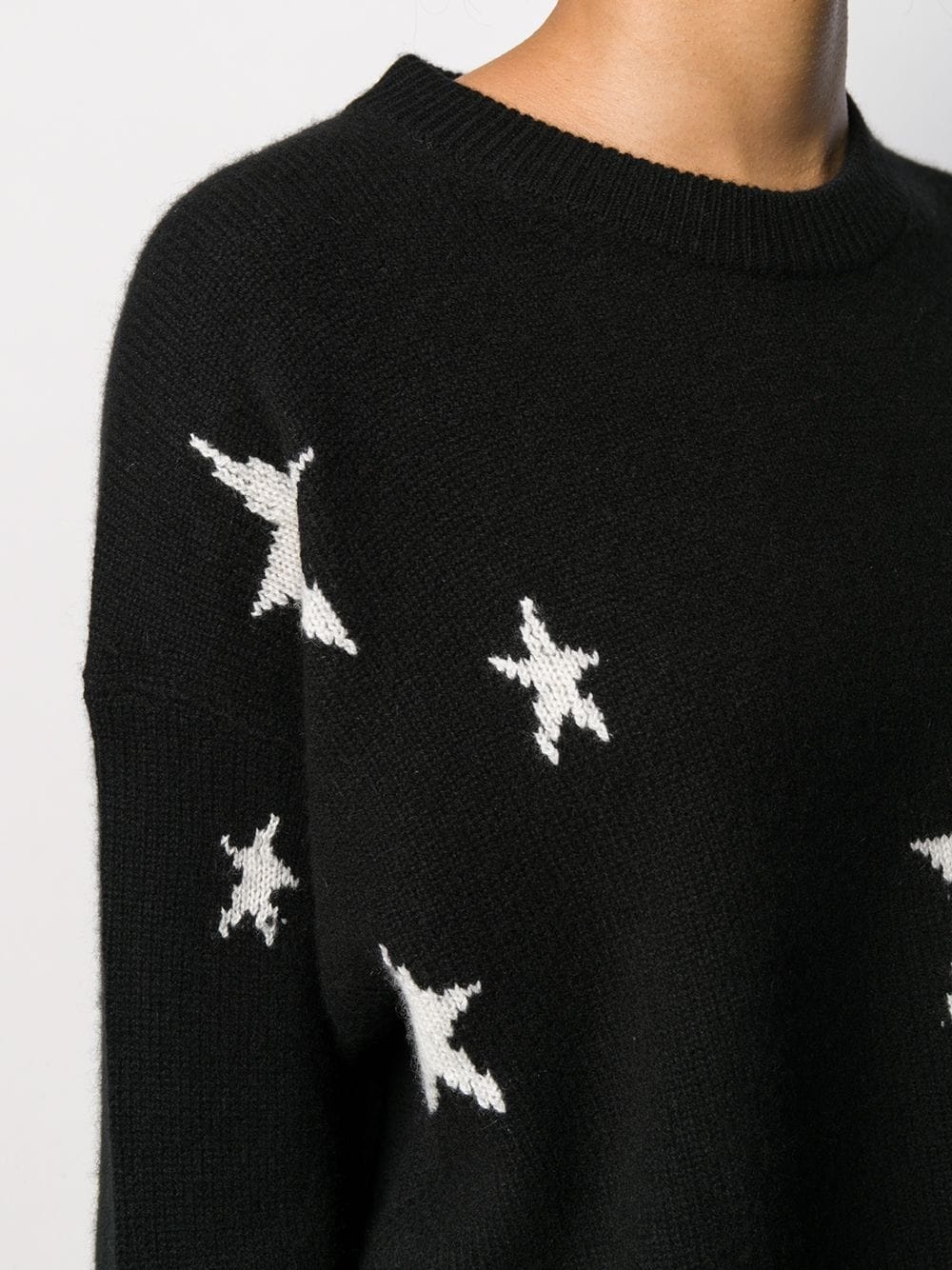 star print sweater - 5
