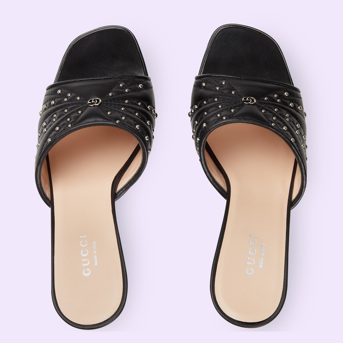 Women's heeled slide sandal - 5