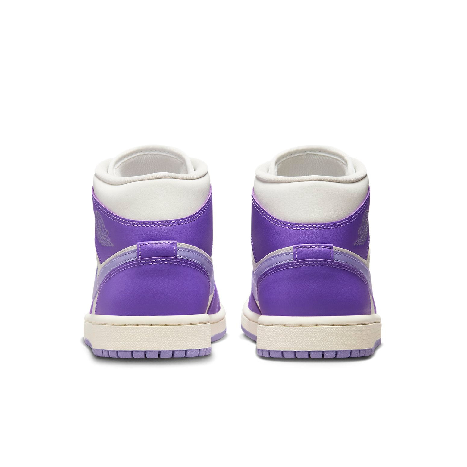 (WMNS) Air Jordan 1 Mid 'Purple White' BQ6472-504 - 5