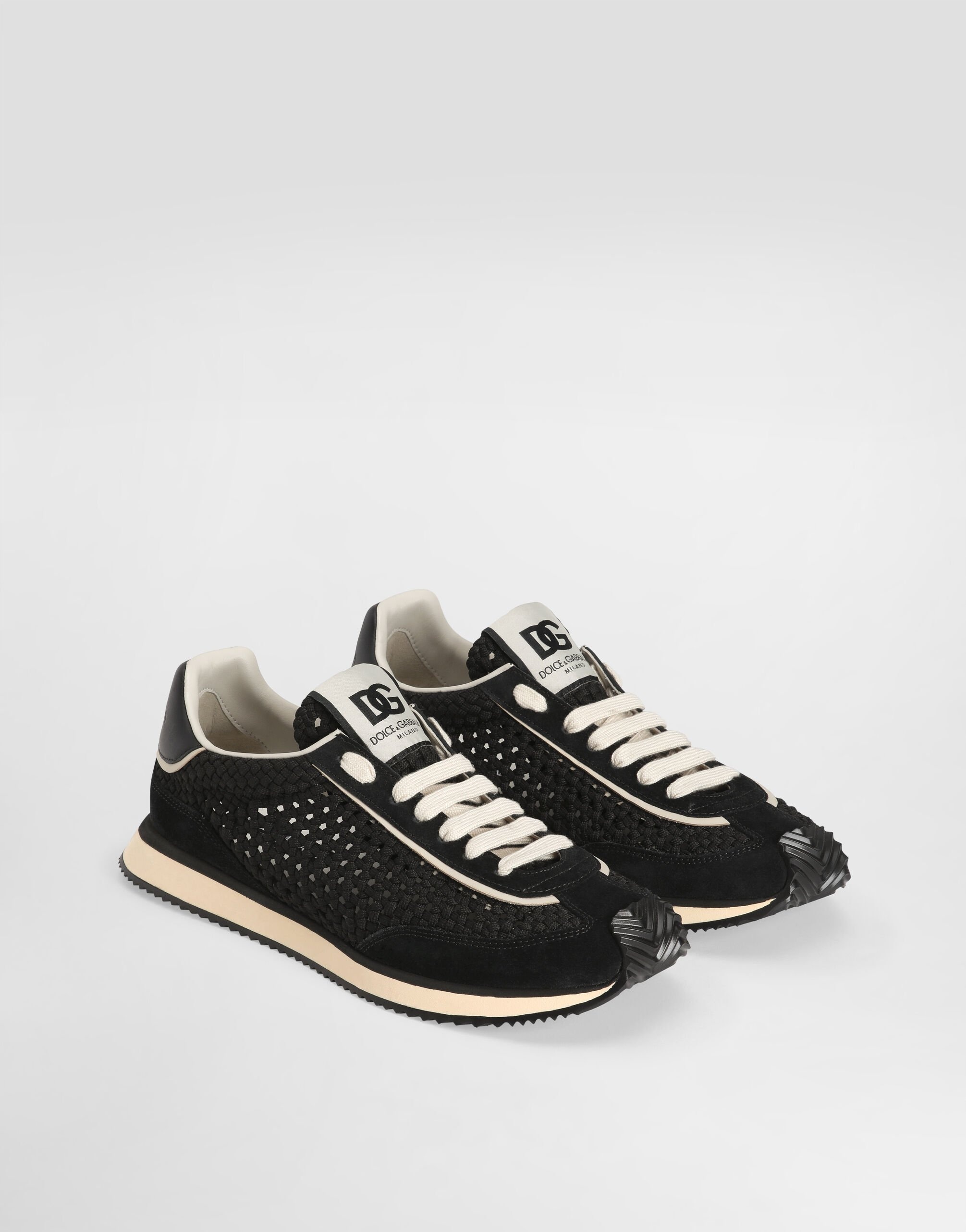 Mixed-material DG Cushion sneakers - 2