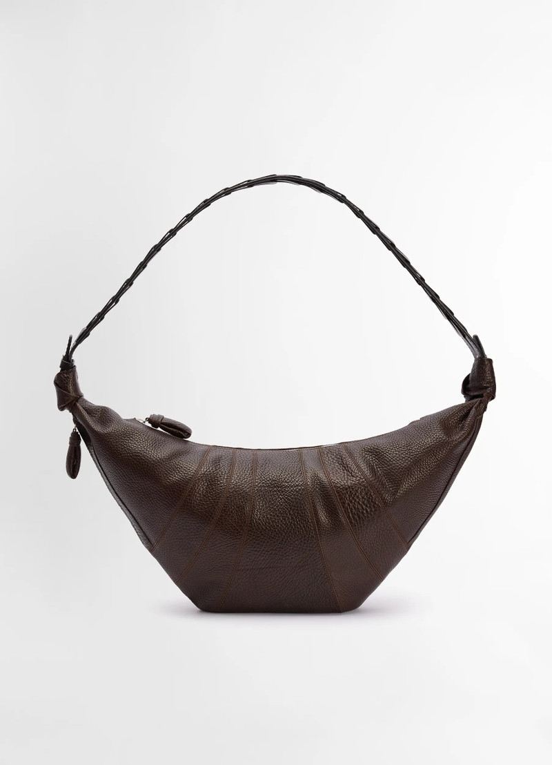 WOVEN CHEVRON LARGE CROISSANT BAG 1