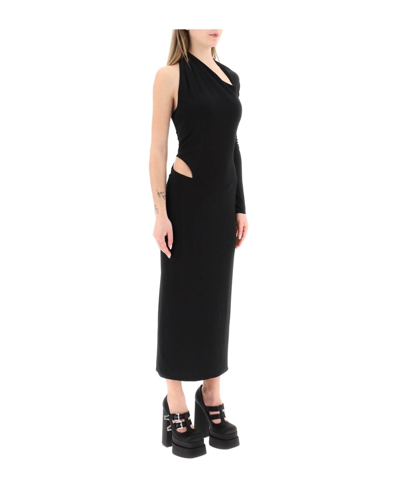 Cut Out Jersey Dress - 2