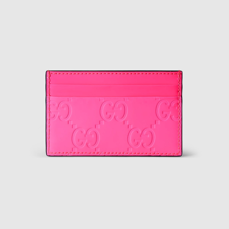 GG rubber-effect card case 1
