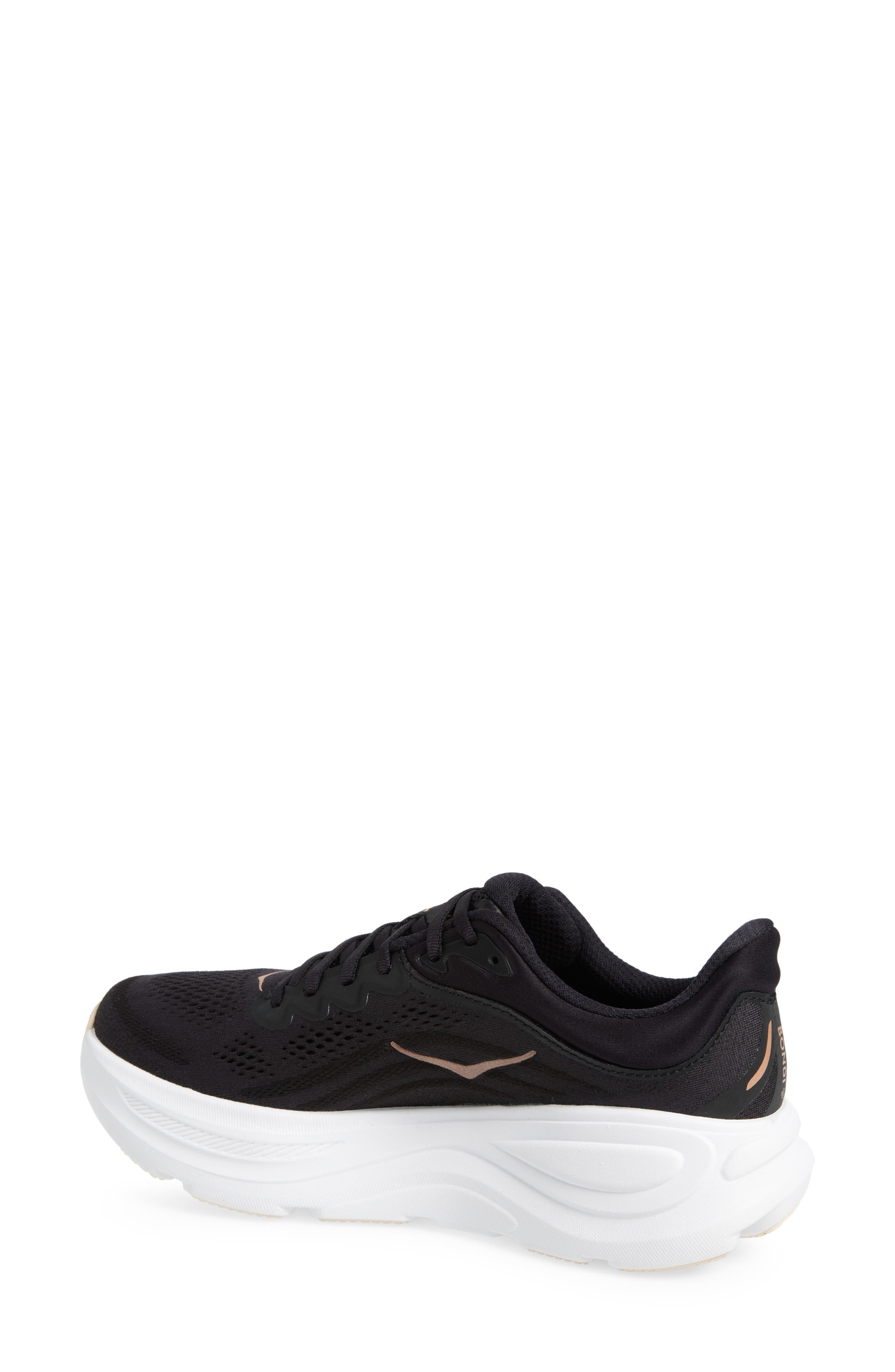 HOKA Bondi 9 Running Shoe in Black /Rose Gold at Nordstrom - 2