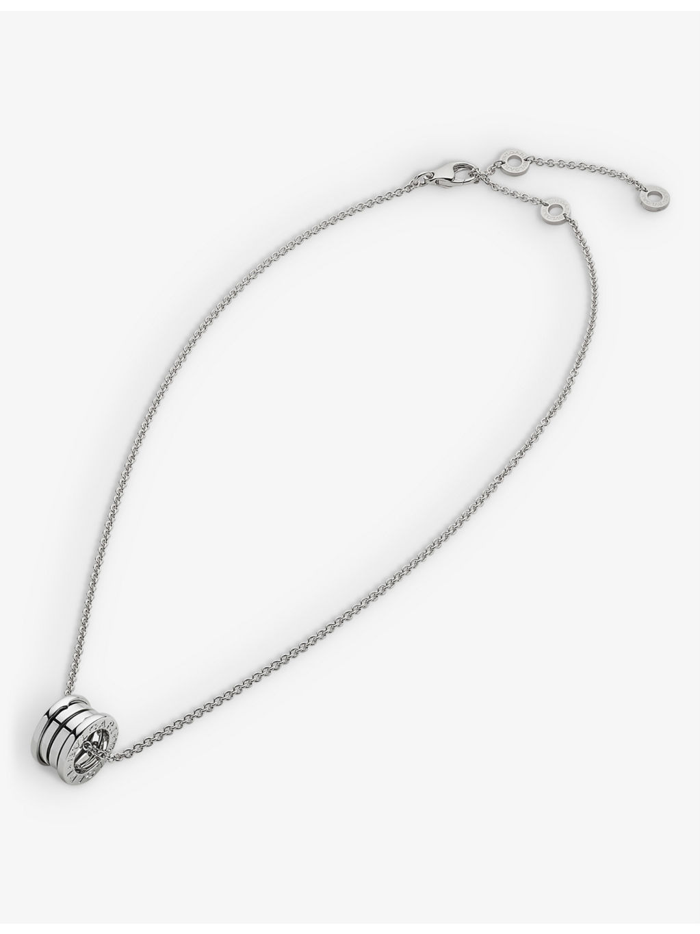 B.zero1 18ct white-gold pendant necklace - 4